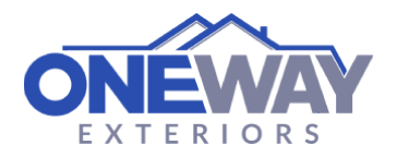 One Way Exteriors logo