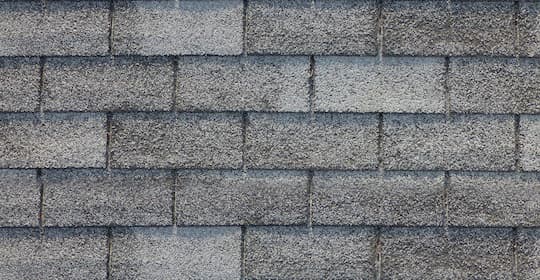 roof with 3 tab asphalt shingles