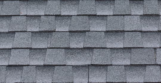 roof with architectural asphalt shingles