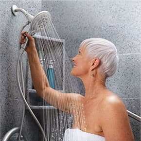 Flexible and adjustable shower